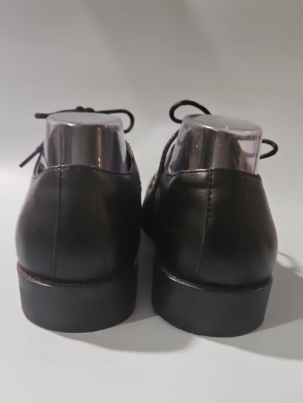 Men's Black Leather Derby Dress Shoes Classic Lace-Up. Handmade 40=size 7 Bin 11